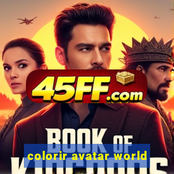 colorir avatar world